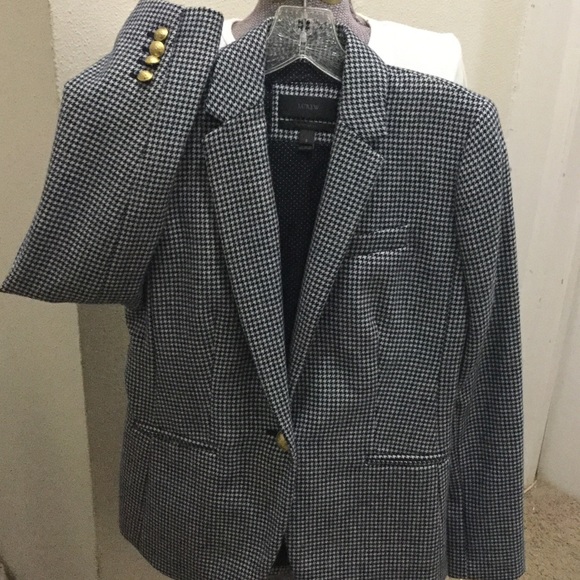 J. Crew Houndstooth Blazer - Picture 1 of 5